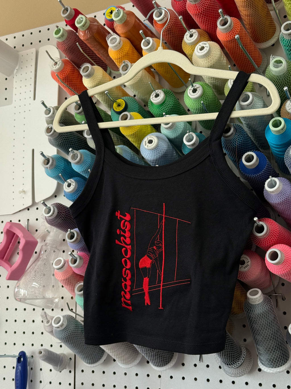 Masochist Polerina Classic Tank in Red Thread