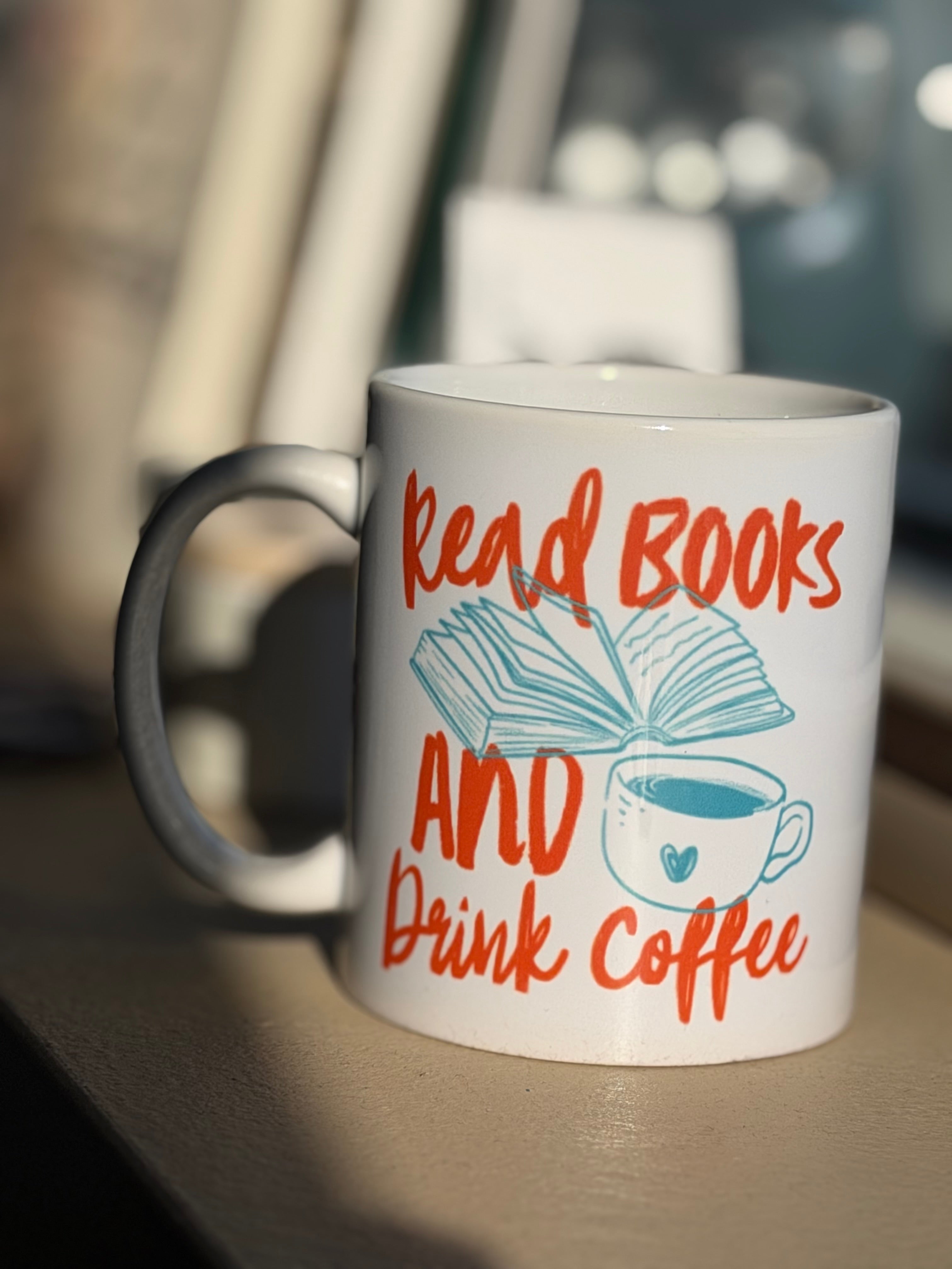 Read Books and Drink Coffee Mug
