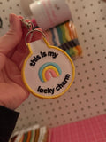 This Is My Lucky Charm Keychain
