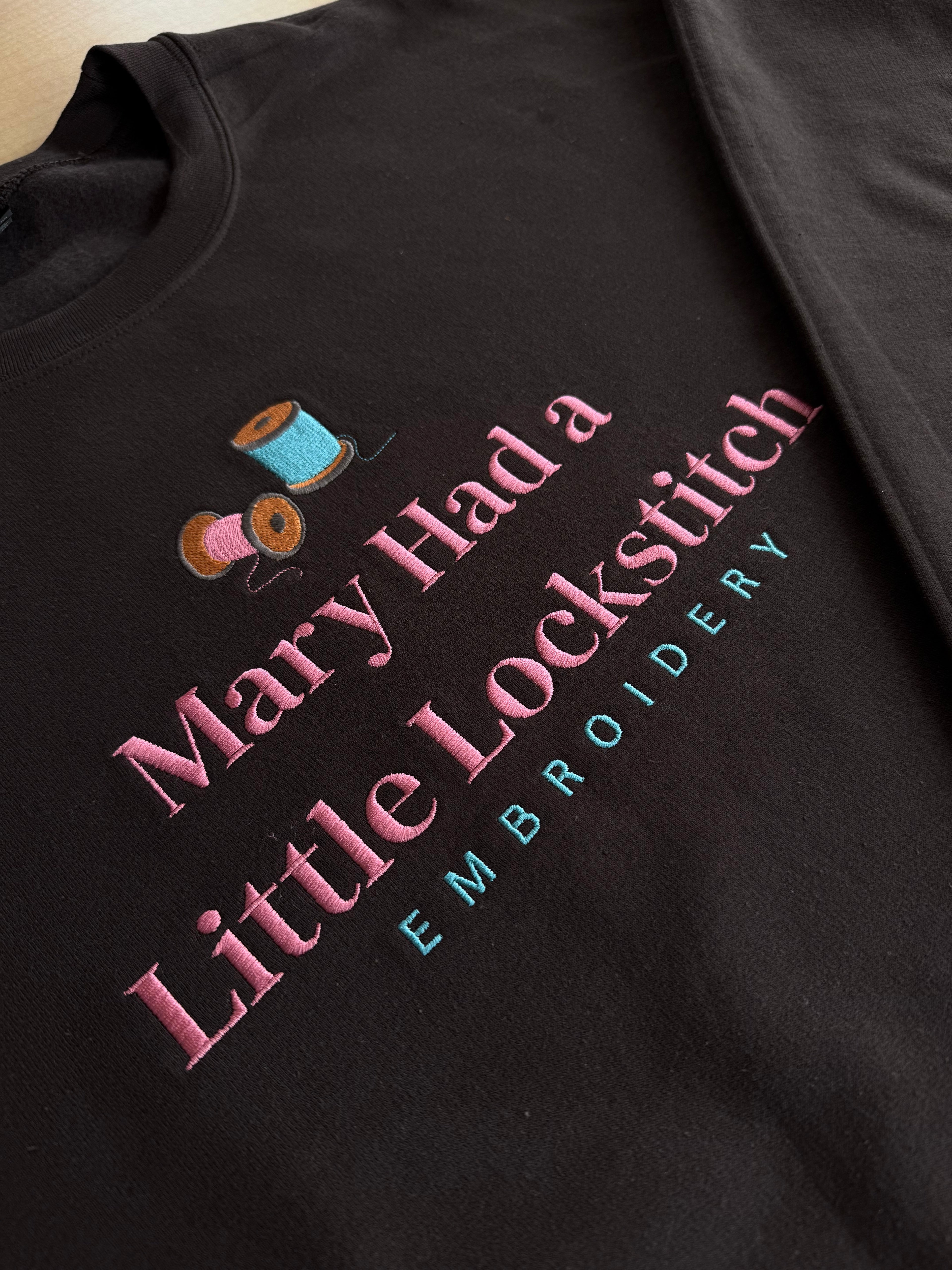 Mary Had a Little Lockstitch Crewneck Sweatshirt