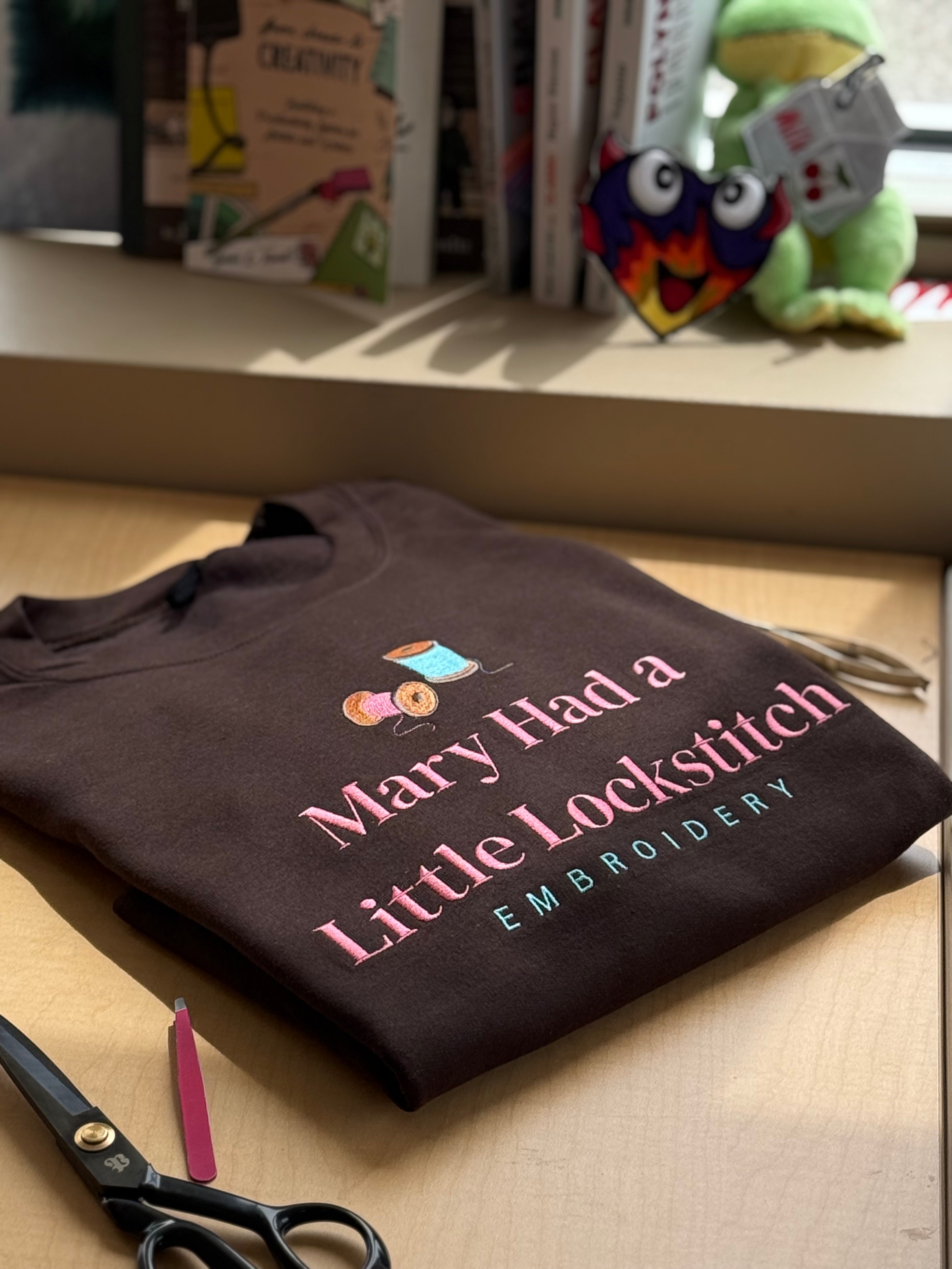 Mary Had a Little Lockstitch Crewneck Sweatshirt