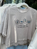 I Enjoy Long Walks Through Thrift Stores Cropped Tee
