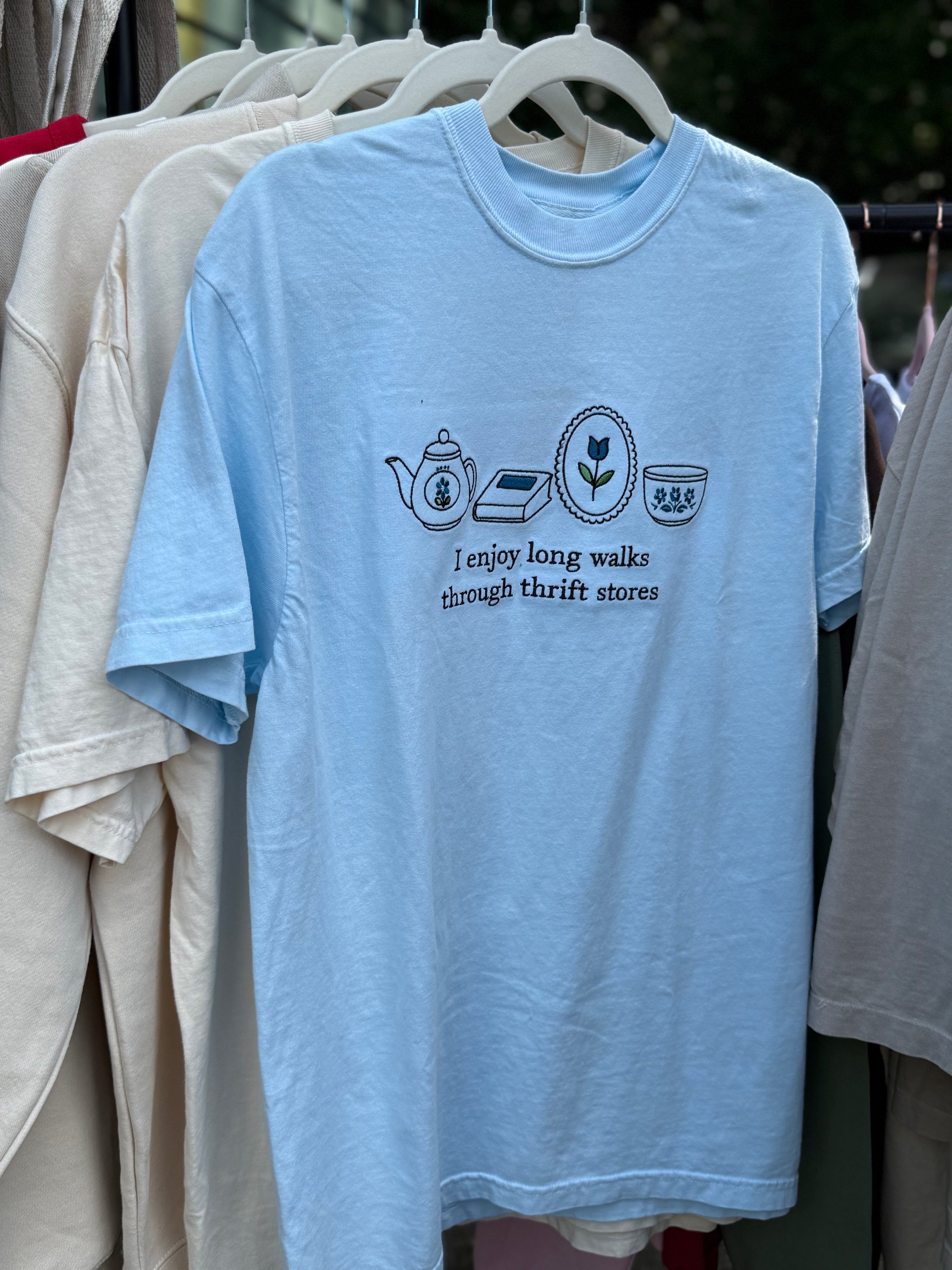 I Enjoy Long Walks Through Thrift Stores Tee