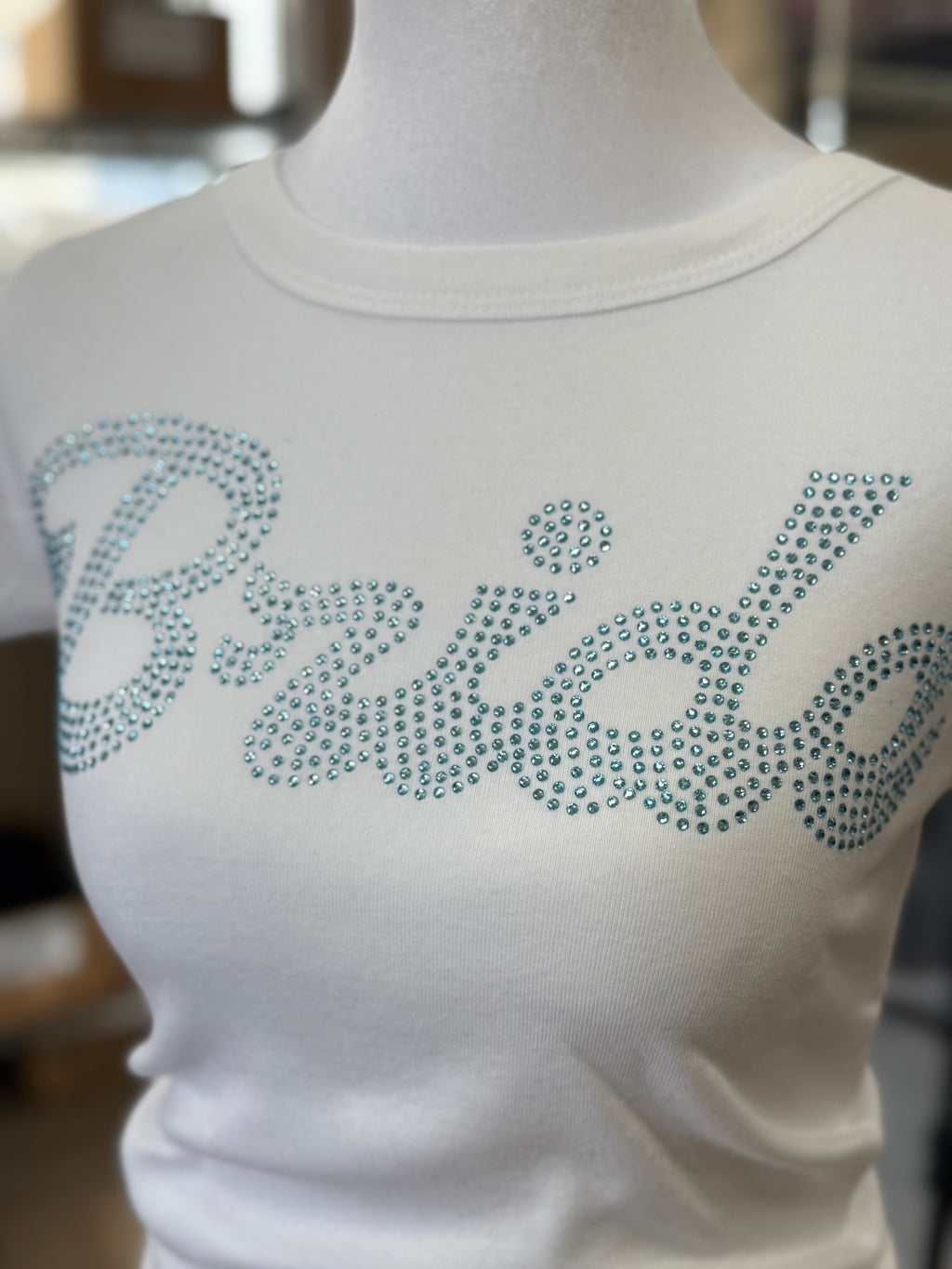 Bedazzled Bride Baby Tee