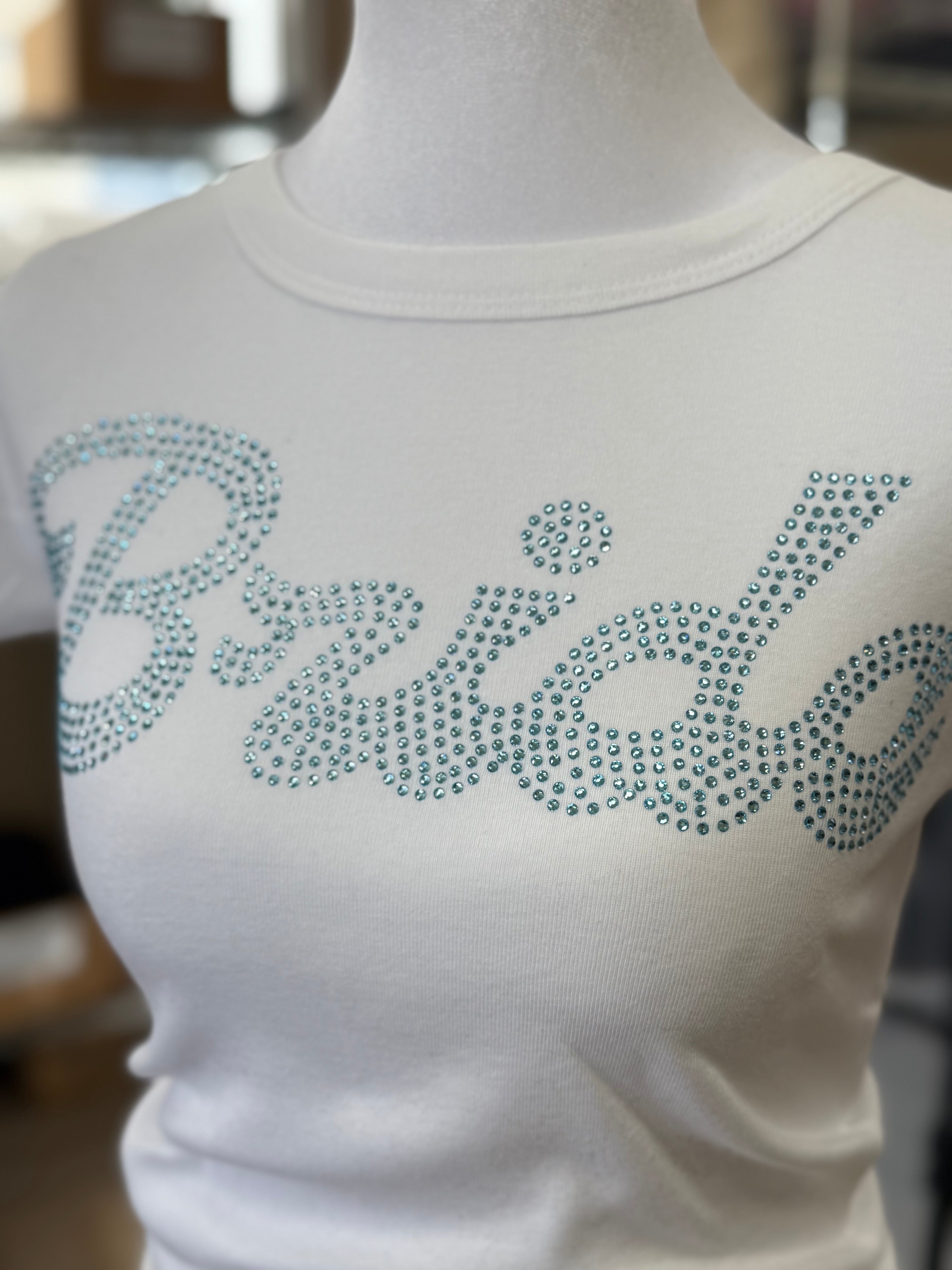 Bedazzled Bride Baby Tee