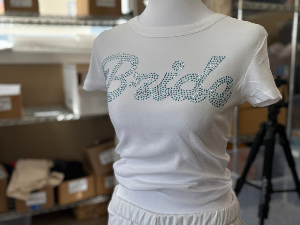 Bedazzled Bride Baby Tee