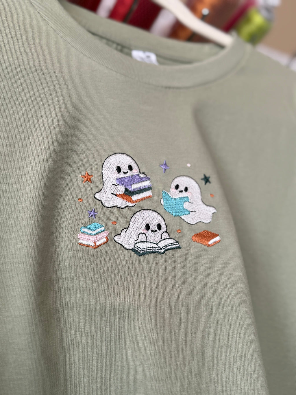 Ghosties Reading Crop Tee