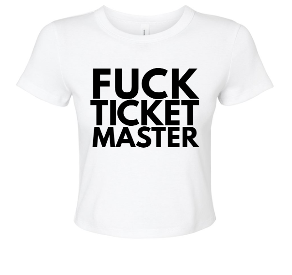 F%*K TM Solid White Baby Tee